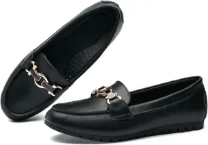 VERDASCO Women's Loafers Comfort Slip-Ons Flat Work Shoes Casual Moccasins Penny Loafers Lady Dress Shoes