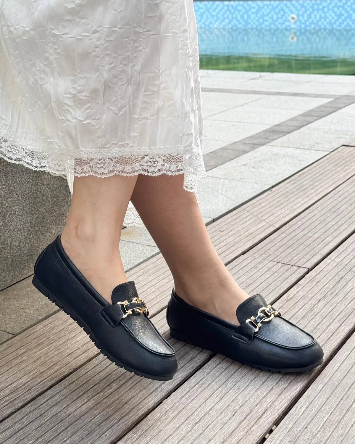 VERDASCO Women's Loafers Comfort Slip-Ons Flat Work Shoes Casual Moccasins Penny Loafers Lady Dress Shoes