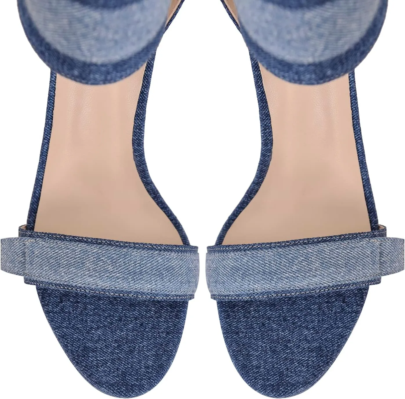 VERISSON High Heels Stiletto Platform Sandals for Women Zip up Open Toe Heels Dressy Pumps Sandals