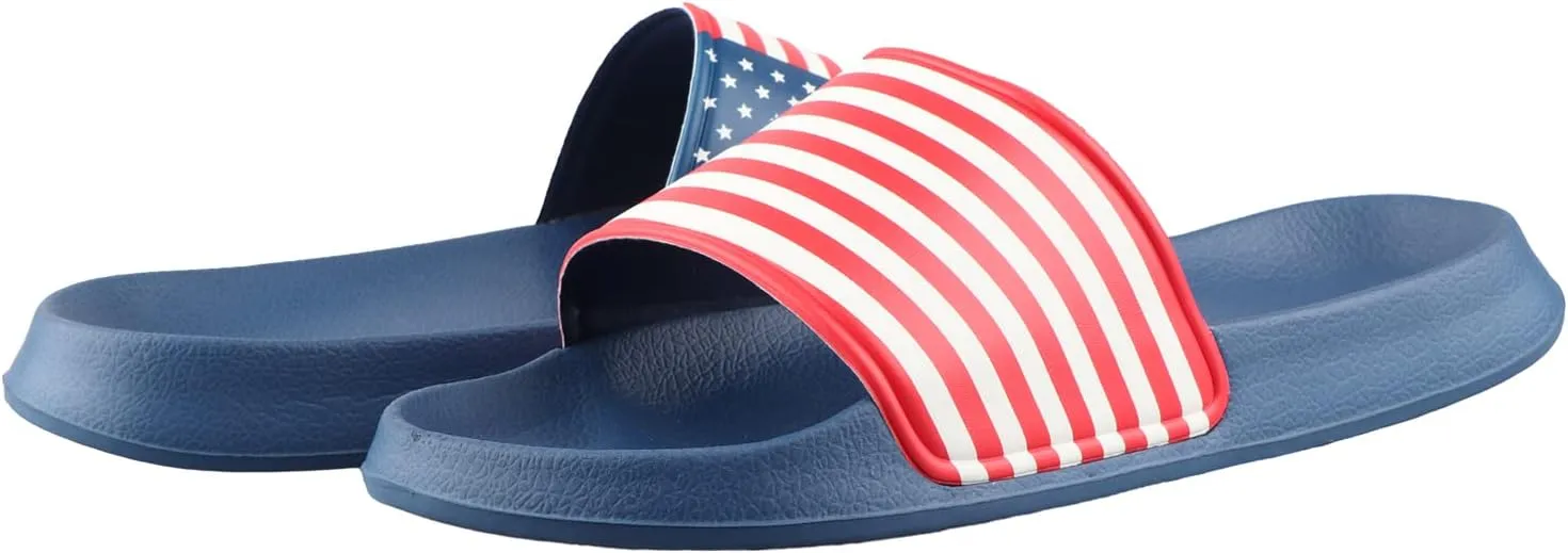 Vizari Men's 'USA SS' Soccer Slide Sandals For Adults and Teens