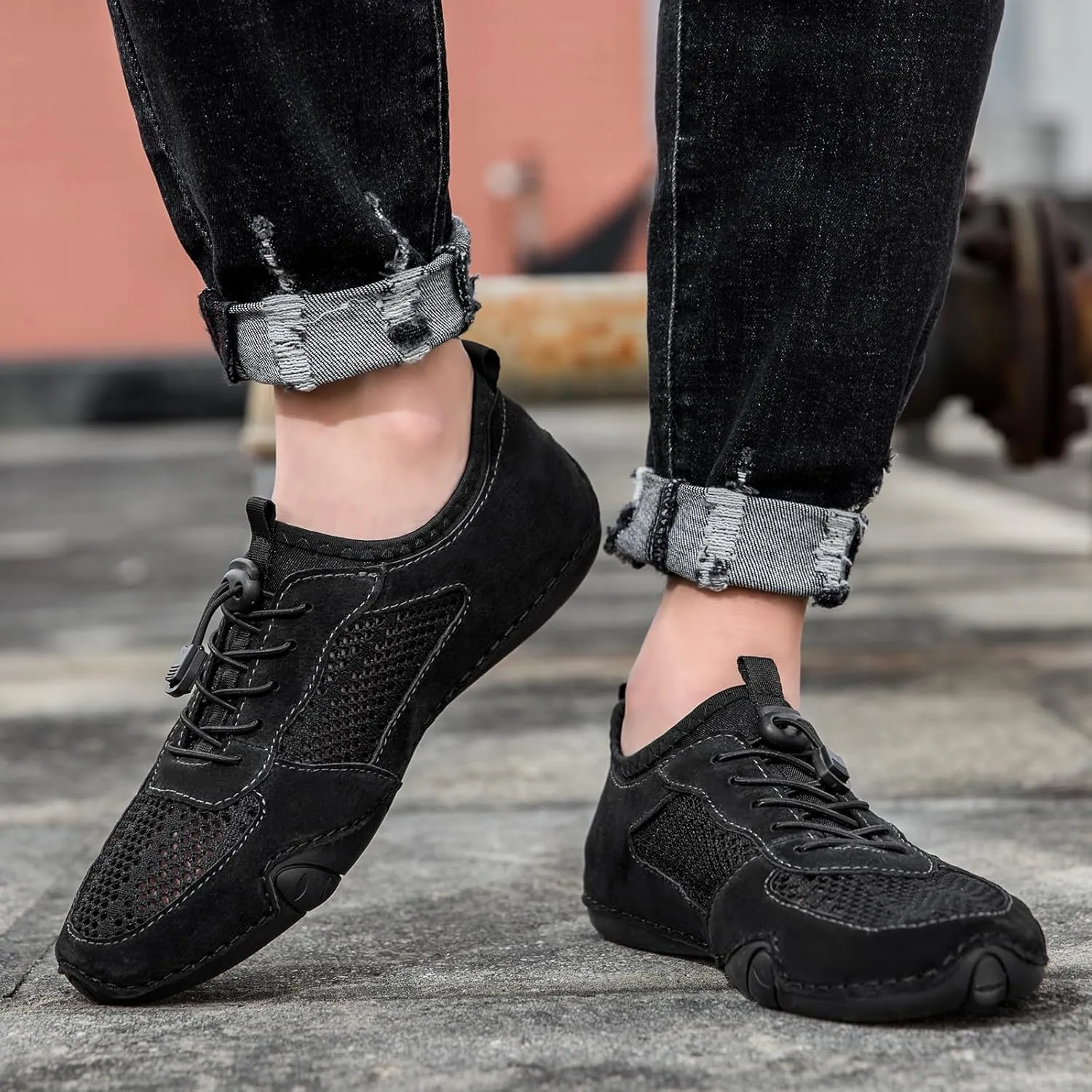 Vogany Shoes Women,Vogldeck 2.0 - Waterproof and Breathable Orthopedic Shoes,Vogany Orthopedic Sneakers Handmade Mesh Sandals