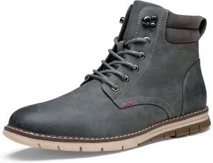 Vostey Boots for Men Casual Boots Fashion Waterproof Men's Motorcycle Shoes
