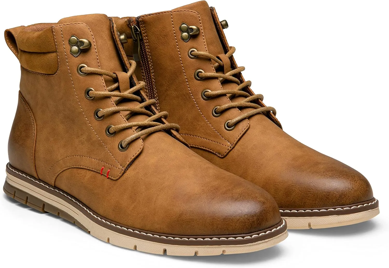Vostey Boots for Men Casual Boots Fashion Waterproof Men's Motorcycle Shoes
