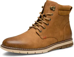 Vostey Boots for Men Casual Boots Fashion Waterproof Men's Motorcycle Shoes