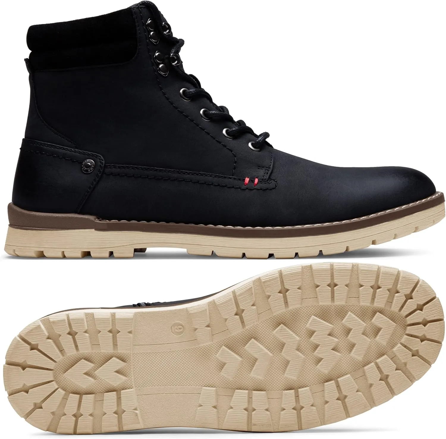 Vostey Men's Chukka Boots Motorcycle Casual Hiking Boot for Men