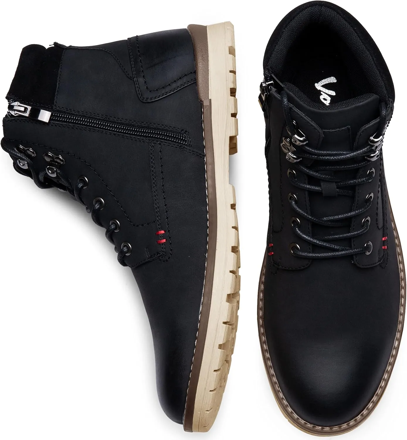 Vostey Men's Chukka Boots Motorcycle Casual Hiking Boot for Men