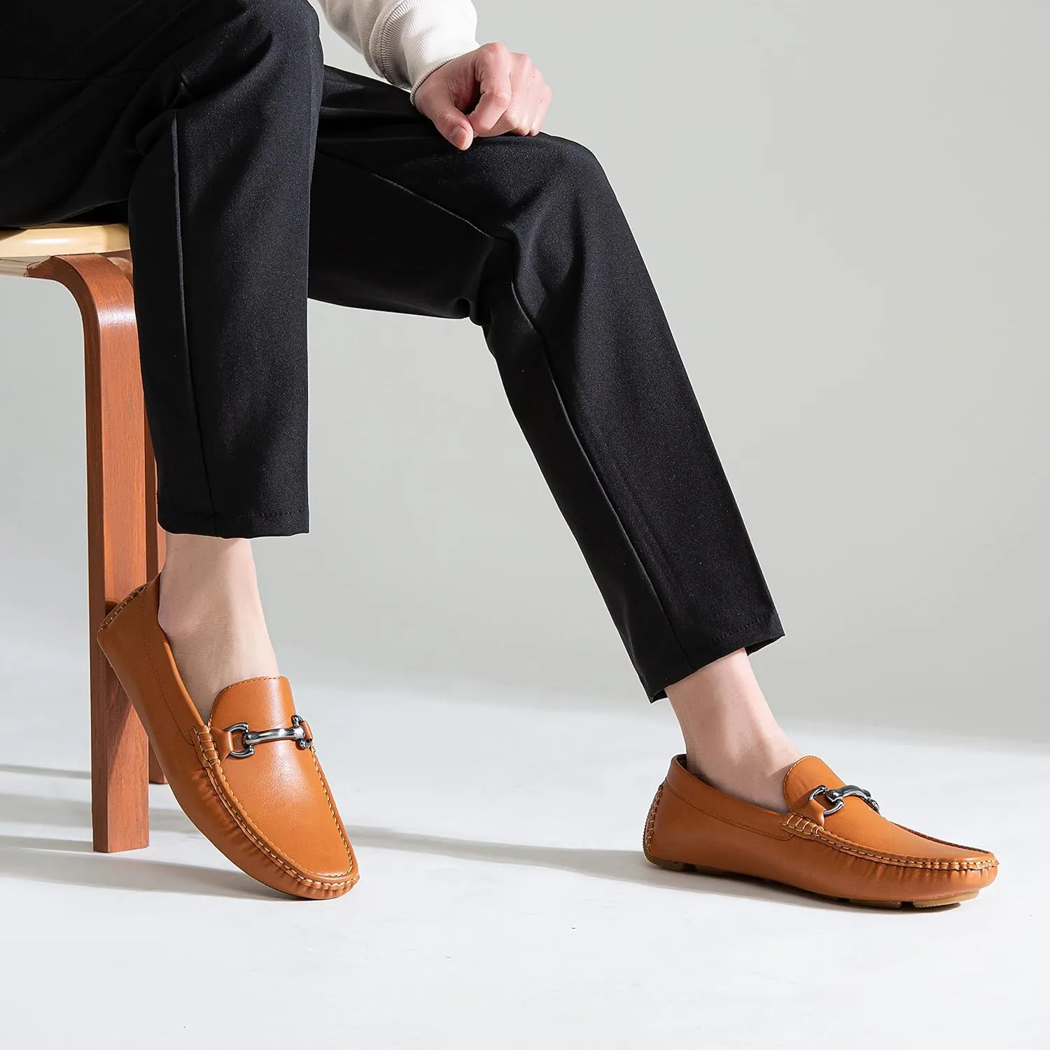 Vostey Men's Loafers Slip on Shoes Loafers Driving Loafers Casual Penny Loafers for Men