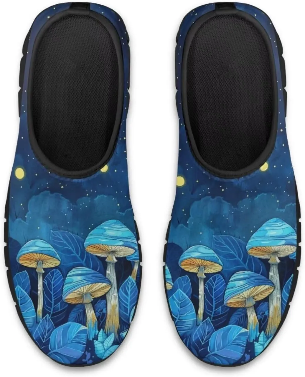 Walking Sneakers for Women Casual Slip On Shoes Black