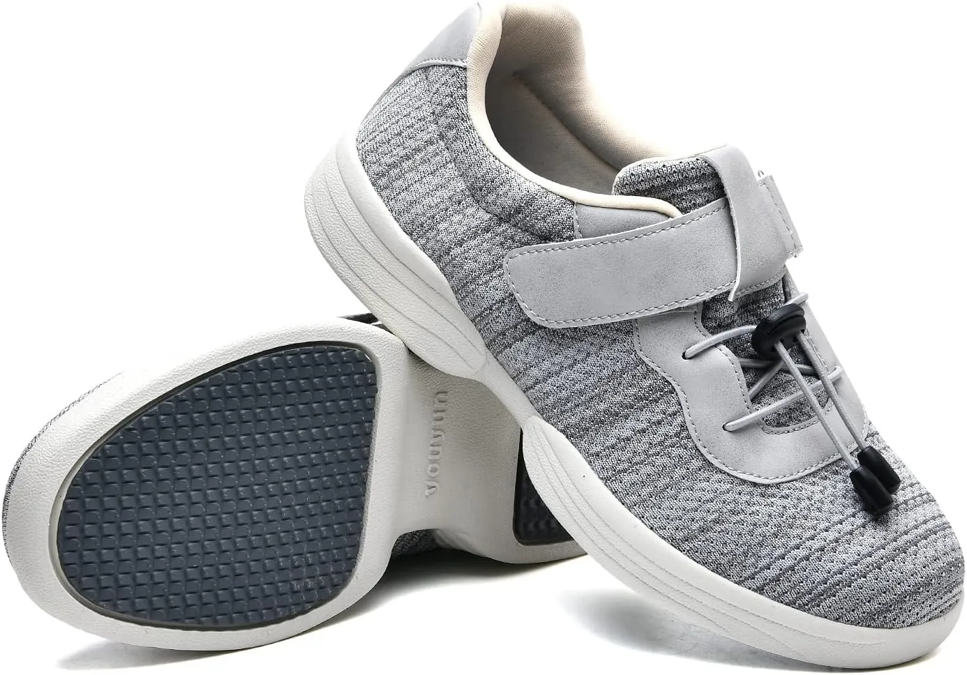 W&LESVAGO Diabetic Shoes for Women Wide Width Walking Shoes, Lightweight Non-Slip Sneakers Shoes for Swollen Feet