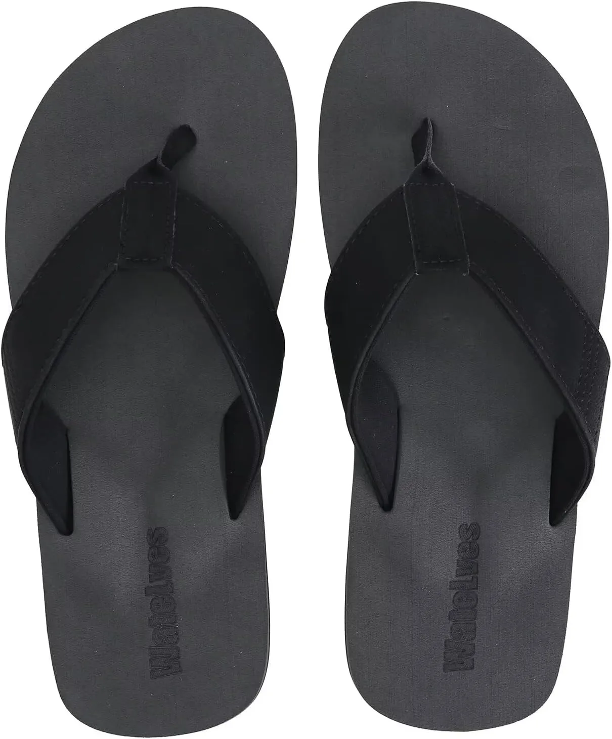 WateLves Mens-Flip-Flops-Thong-Sandals-with-Arch-Support Lightweight-Water-Shoes Open-Toe Comfort Summer-Beach-Slippers for Pool-Showers-Dorms Indoor-Outdoor