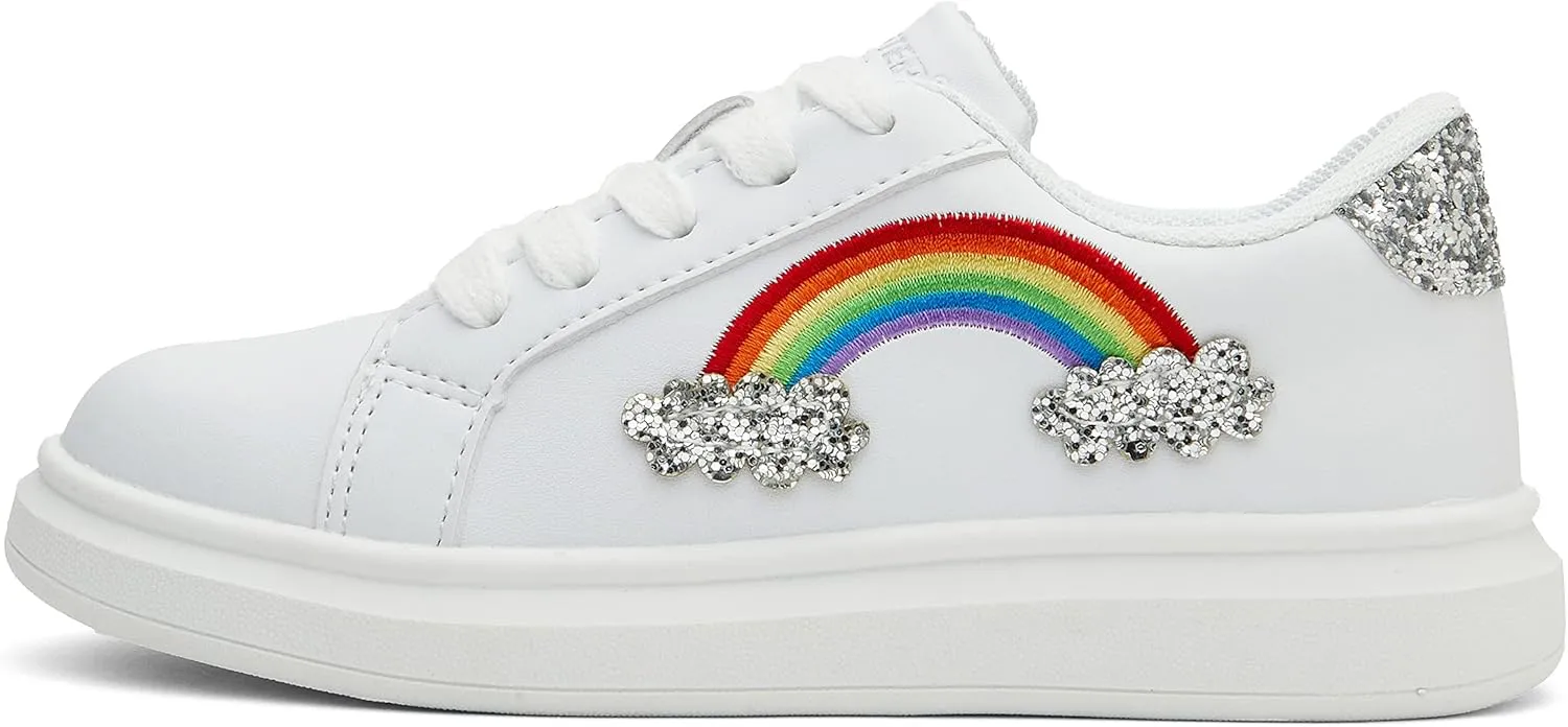 Weestep Girls Casual Slip On Comfort Fashion Sneaker Glitter Shoes for Toddler and Little Kid