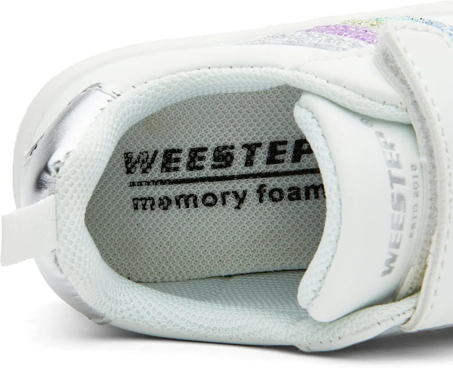 Weestep Girls Casual Slip On Comfort Fashion Sneaker Glitter Shoes for Toddler and Little Kid