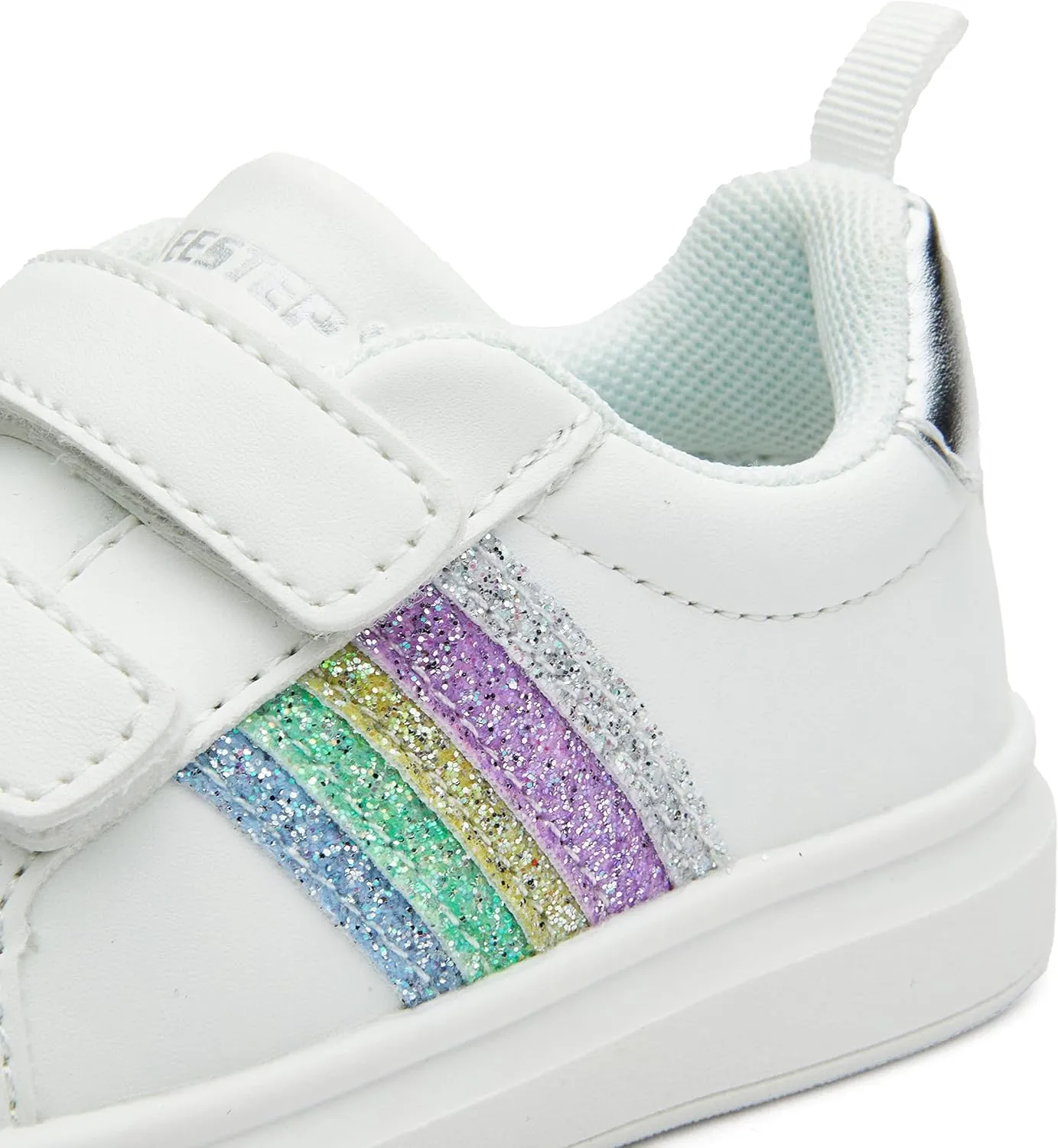 Weestep Girls Casual Slip On Comfort Fashion Sneaker Glitter Shoes for Toddler and Little Kid