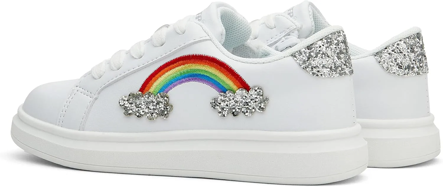 Weestep Girls Casual Slip On Comfort Fashion Sneaker Glitter Shoes for Toddler and Little Kid