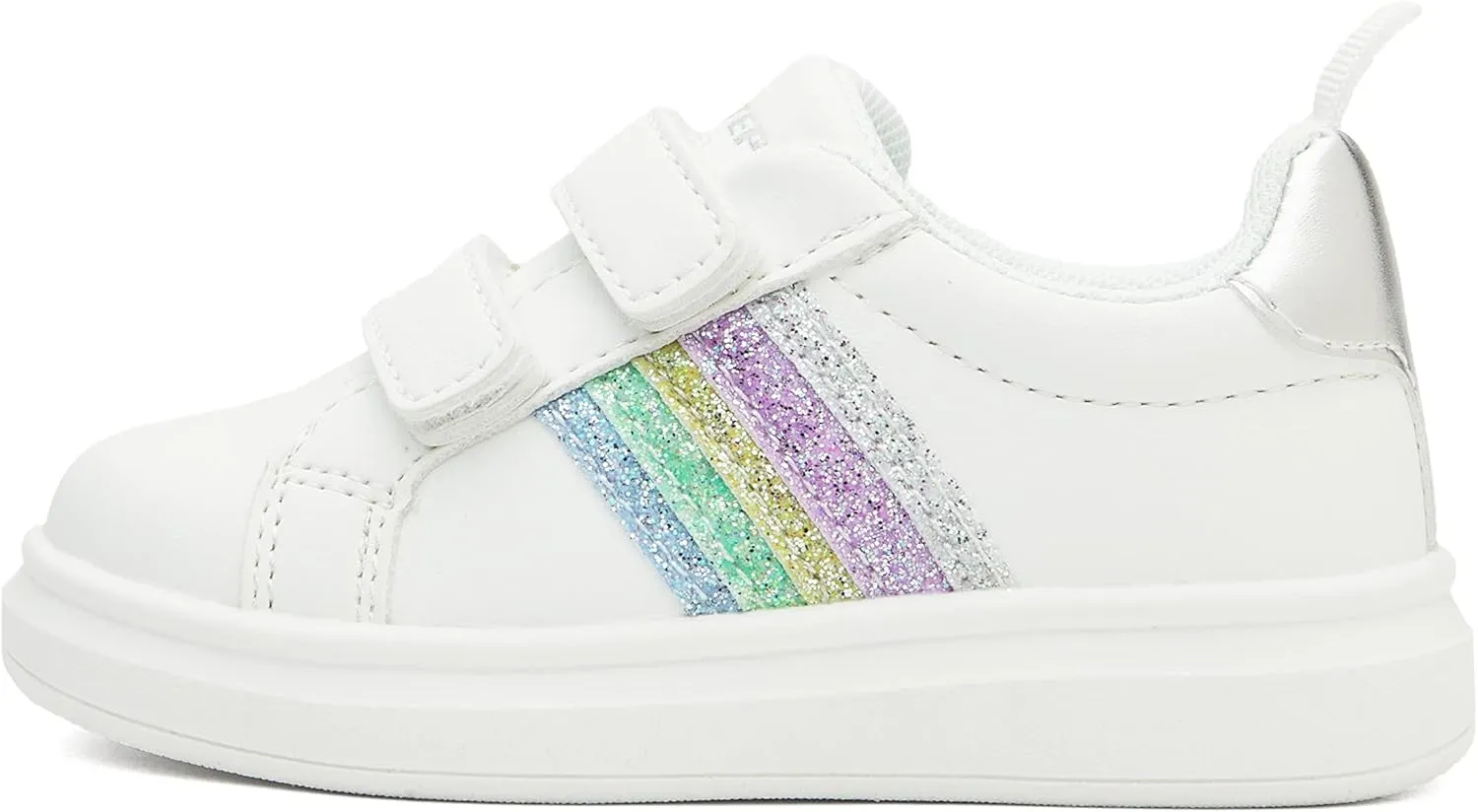 Weestep Girls Casual Slip On Comfort Fashion Sneaker Glitter Shoes for Toddler and Little Kid