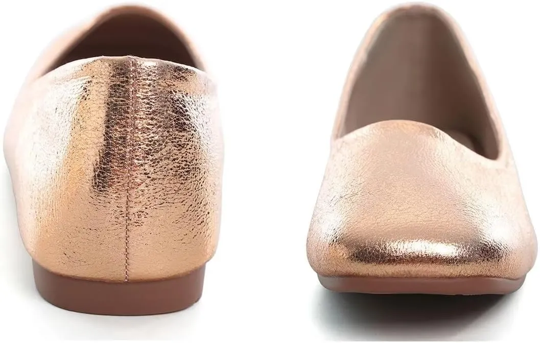 WENJIAZHIZHI Womens Camouflage Square Toe Ballet Flats Dress Shoes for Women Dressy Comfortable Slip On Flats Shoes Casual