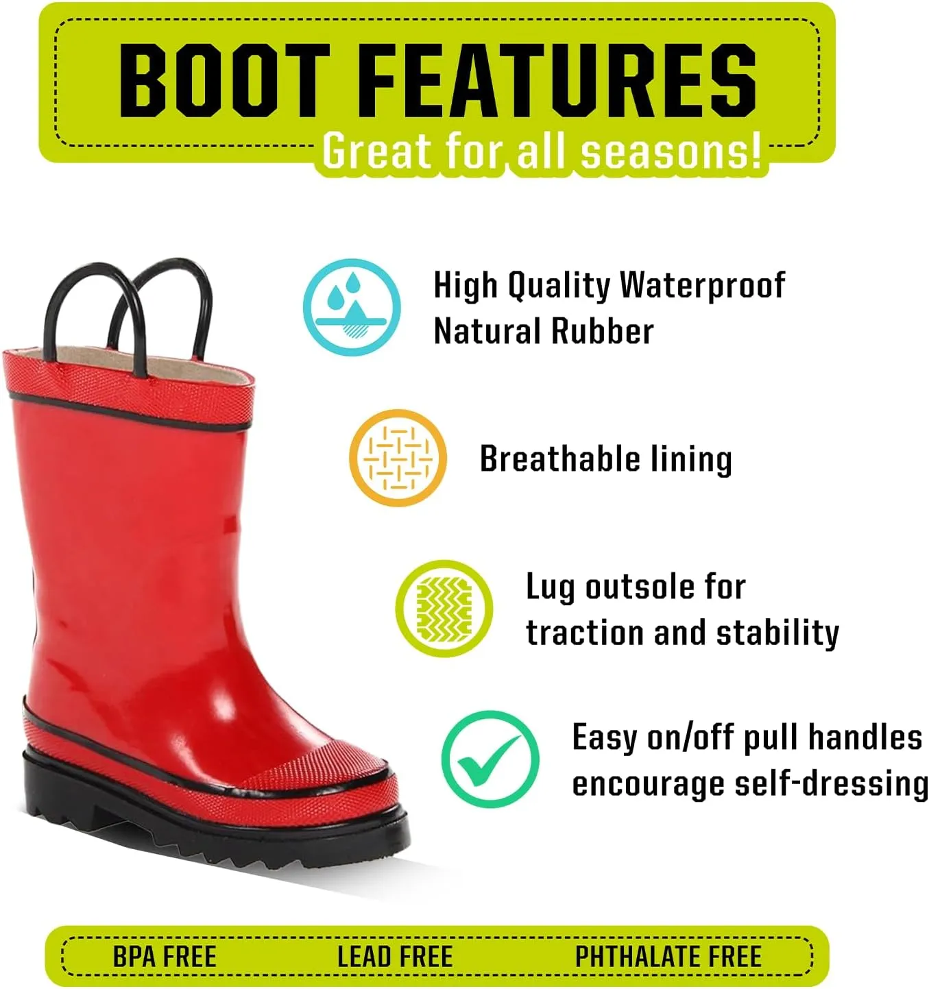 Western Chief Girl's Firechief 2 Rainboot (Toddler/Little Big Kid)