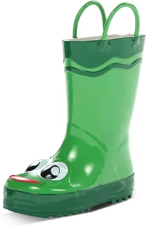 Western Chief Rain Boots with Pull on Handles for Toddlers and Kids - Premium Waterproof Boots for Boys and Girls