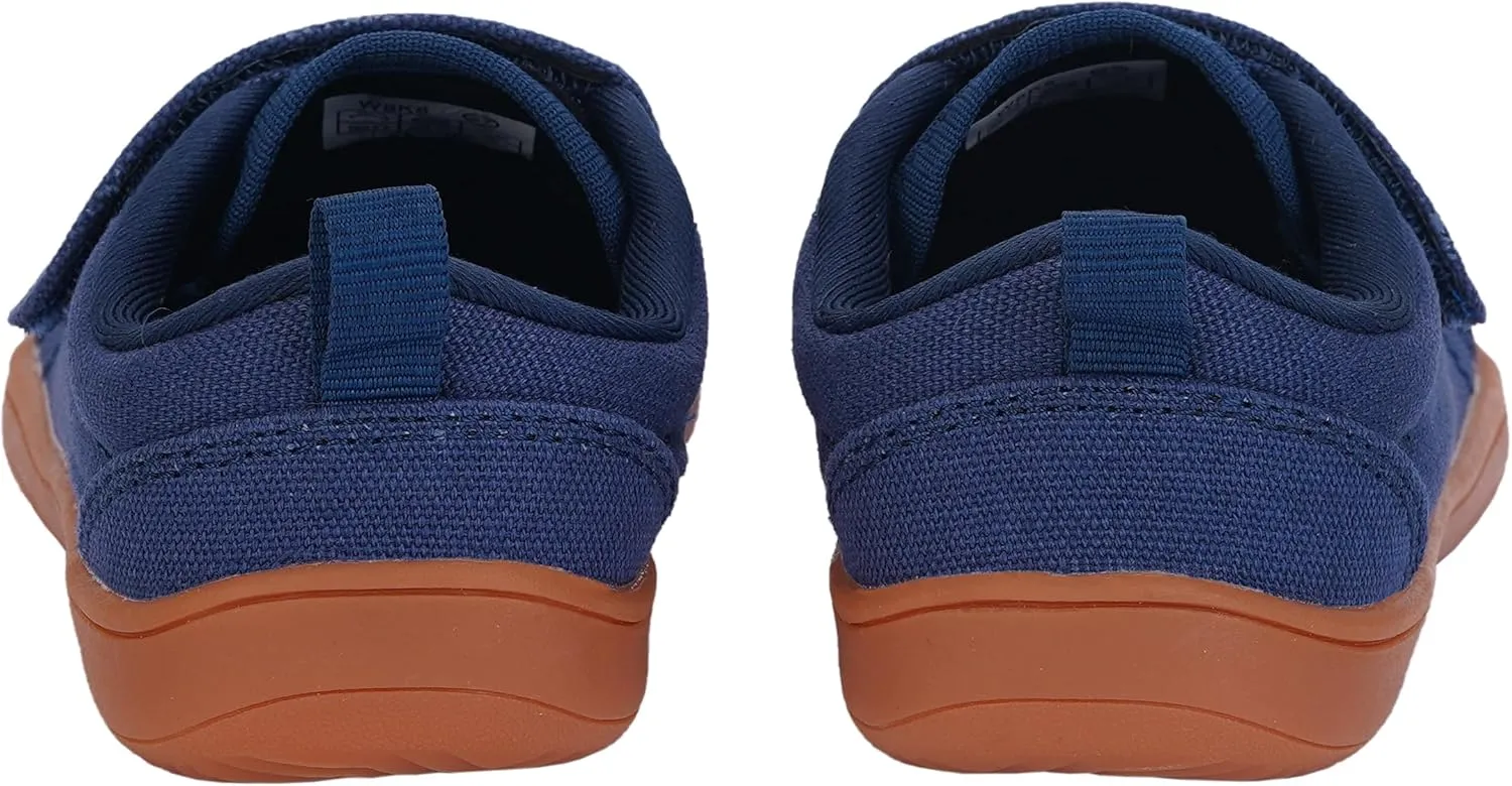WHITIN Toddler/Boys/Girls Barefoot Shoes | Kids Wide Width Minimalist Sneakers | Classic Canvas | Supports Natural Foot Growth