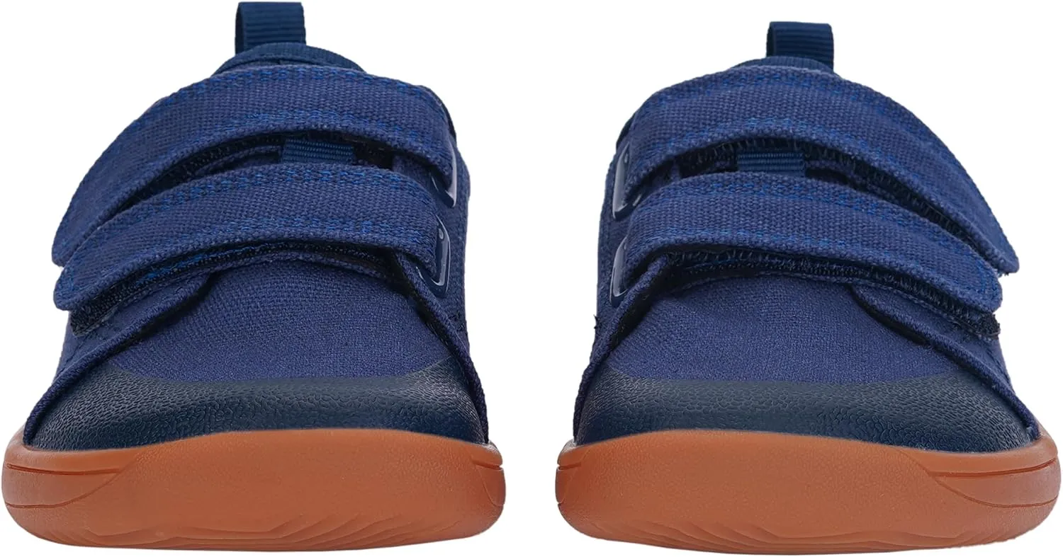 WHITIN Toddler/Boys/Girls Barefoot Shoes | Kids Wide Width Minimalist Sneakers | Classic Canvas | Supports Natural Foot Growth