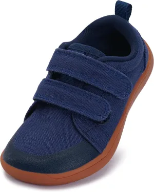 WHITIN Toddler/Boys/Girls Barefoot Shoes | Kids Wide Width Minimalist Sneakers | Classic Canvas | Supports Natural Foot Growth
