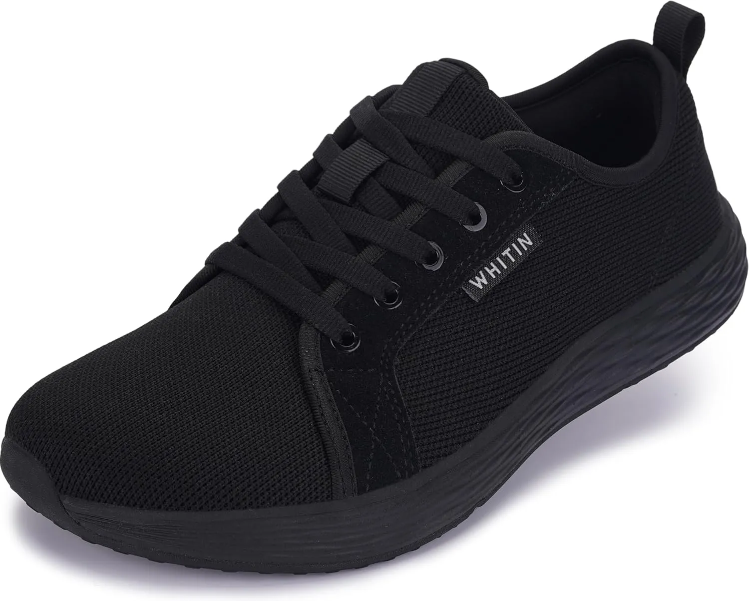 WHITIN Women's Wide Toe Box Shoes with Soft Smooth Inner | Wide Width Fashion Diabetic Sneakers | Zero Drop Sole