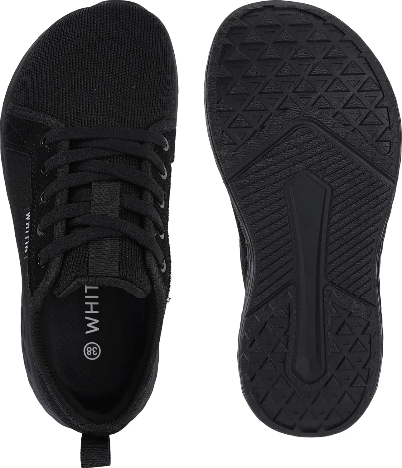 WHITIN Women's Wide Toe Box Shoes with Soft Smooth Inner | Wide Width Fashion Diabetic Sneakers | Zero Drop Sole