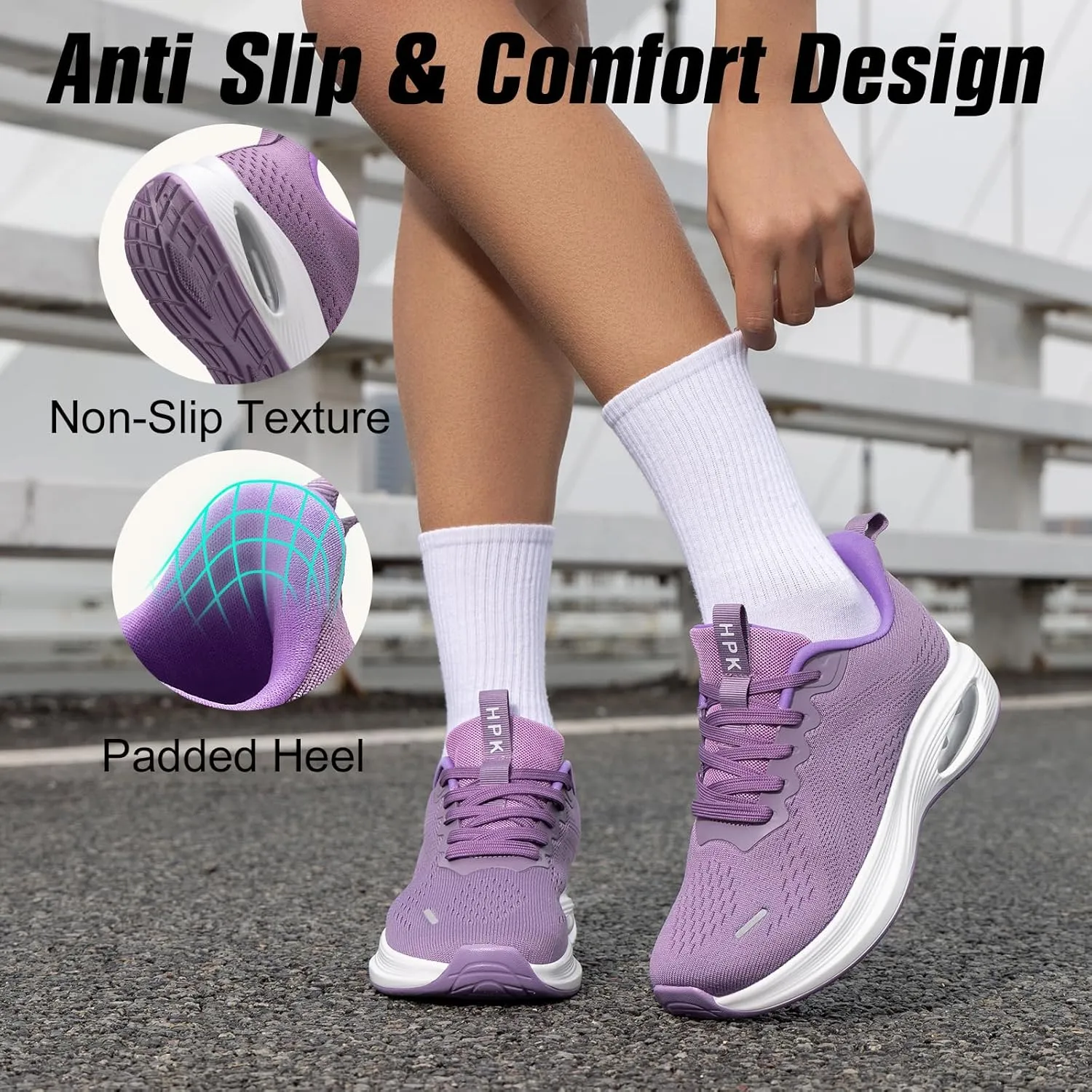 Wide Toe Box Shoes Women Air Cushion Running Shoes Extra Wide Width Sneakers Ultra Light Tennis Arch Support Walking Diabetic Plantar Fasciitis Athletic
