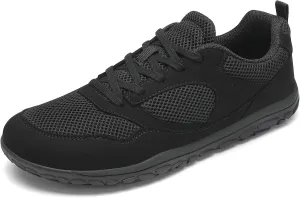 Wide Toe Box Walking Shoes for Men, Zero Drop Road Running Shoes, Lightweight, Breathable, for Tennis, Gym