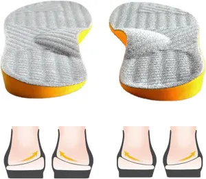 Women Men Posture Correcting Orthotic Insoles 4 in 1 Gel Insoles Flat feet Arch Support Orthopedic overpronation Supination Plantar Fasciitis Metatarsalgia X/O Valgus Varus Shoe Inserts