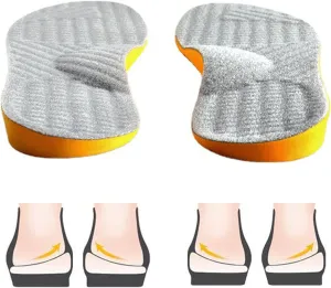 Women Men Posture Correcting Orthotic Insoles 4 in 1 Gel Insoles Flat feet Arch Support Orthopedic overpronation Supination Plantar Fasciitis Metatarsalgia X/O Valgus Varus Shoe Inserts