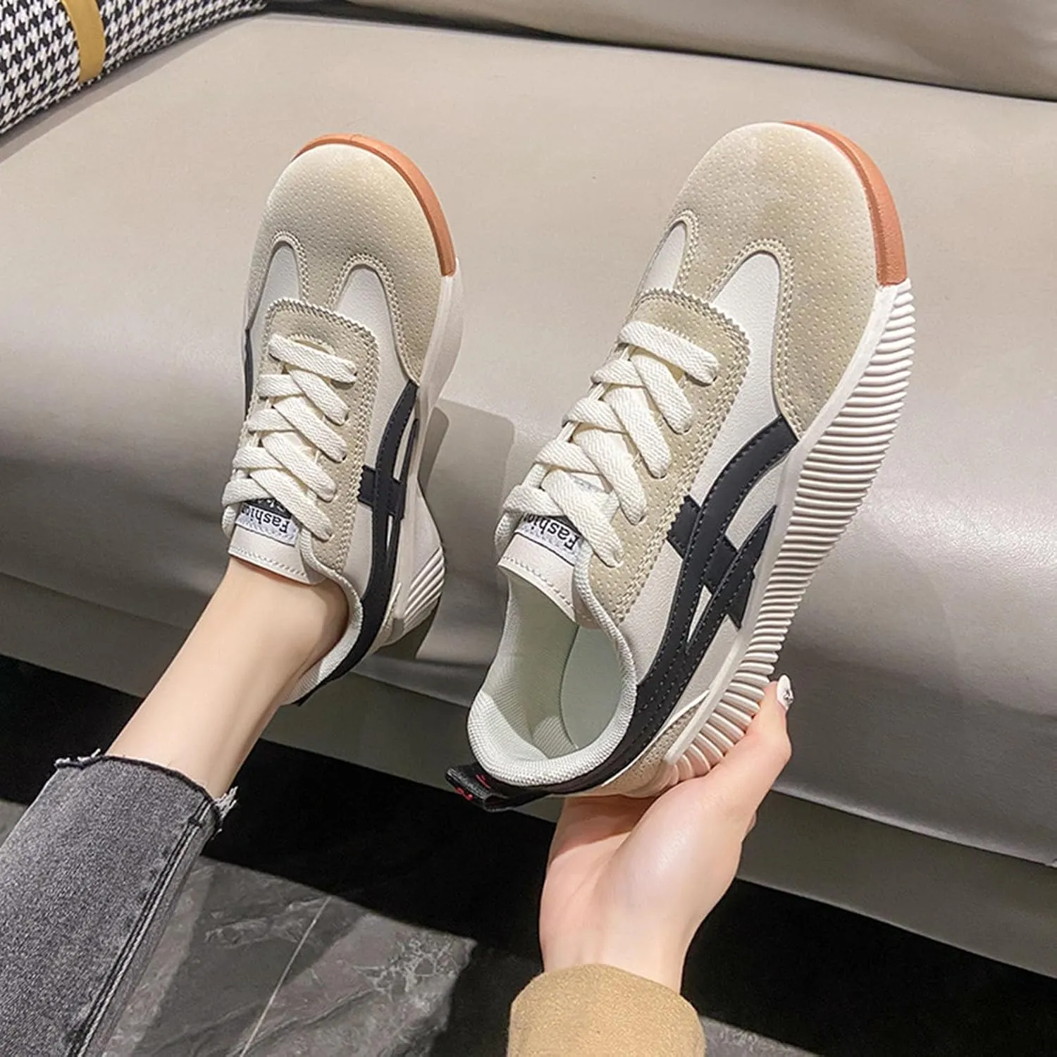Women Sneakers, Kulavo Orthopedic Sneakers, Arch Support Relieve Foot Pain, for Walking, Sports, Gym