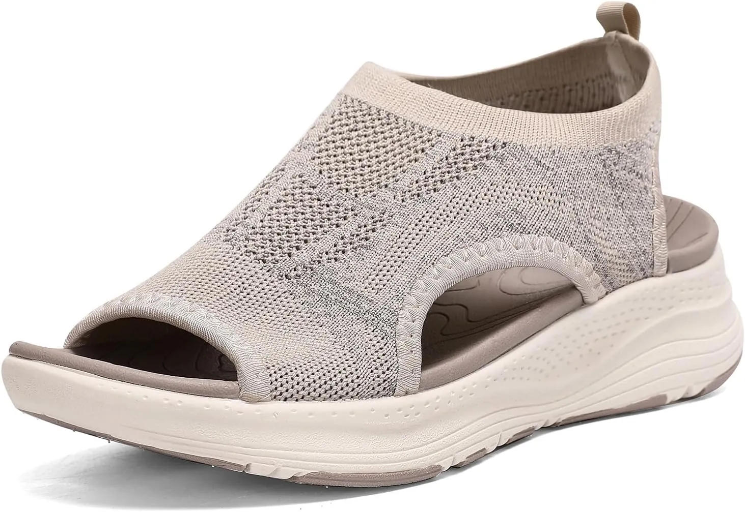 Women Walking Sandals Arch Support Orthotic Comfortable Plantar Fasciitis Non-slip Casual Open Toe Sport Sandals for Athletic Summer Beach