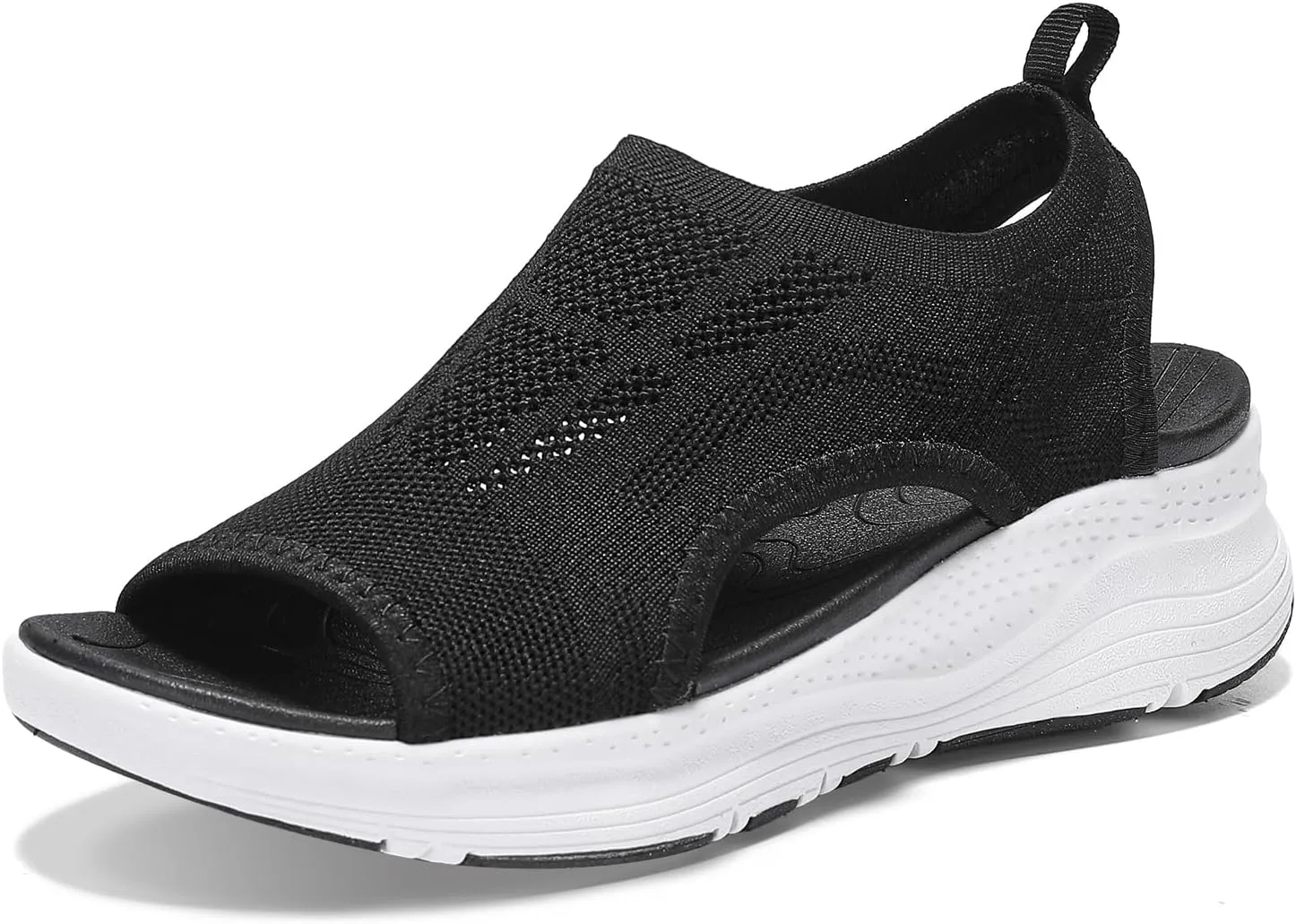 Women Walking Sandals Arch Support Orthotic Comfortable Plantar Fasciitis Non-slip Casual Open Toe Sport Sandals for Athletic Summer Beach