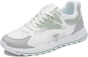 Women's Breathable Platform Sneakers Lightweight Comfort Non-Slip Walking Shoes Campus Mall Travel