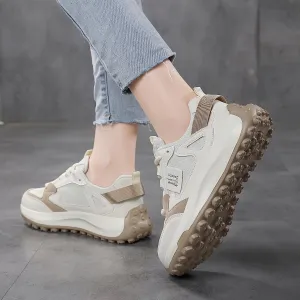 Women's Casual Running Shoes with Breathable mesh, Low-top Non-Slip Outdoor Sneakers with Stable Support and EVA Soles