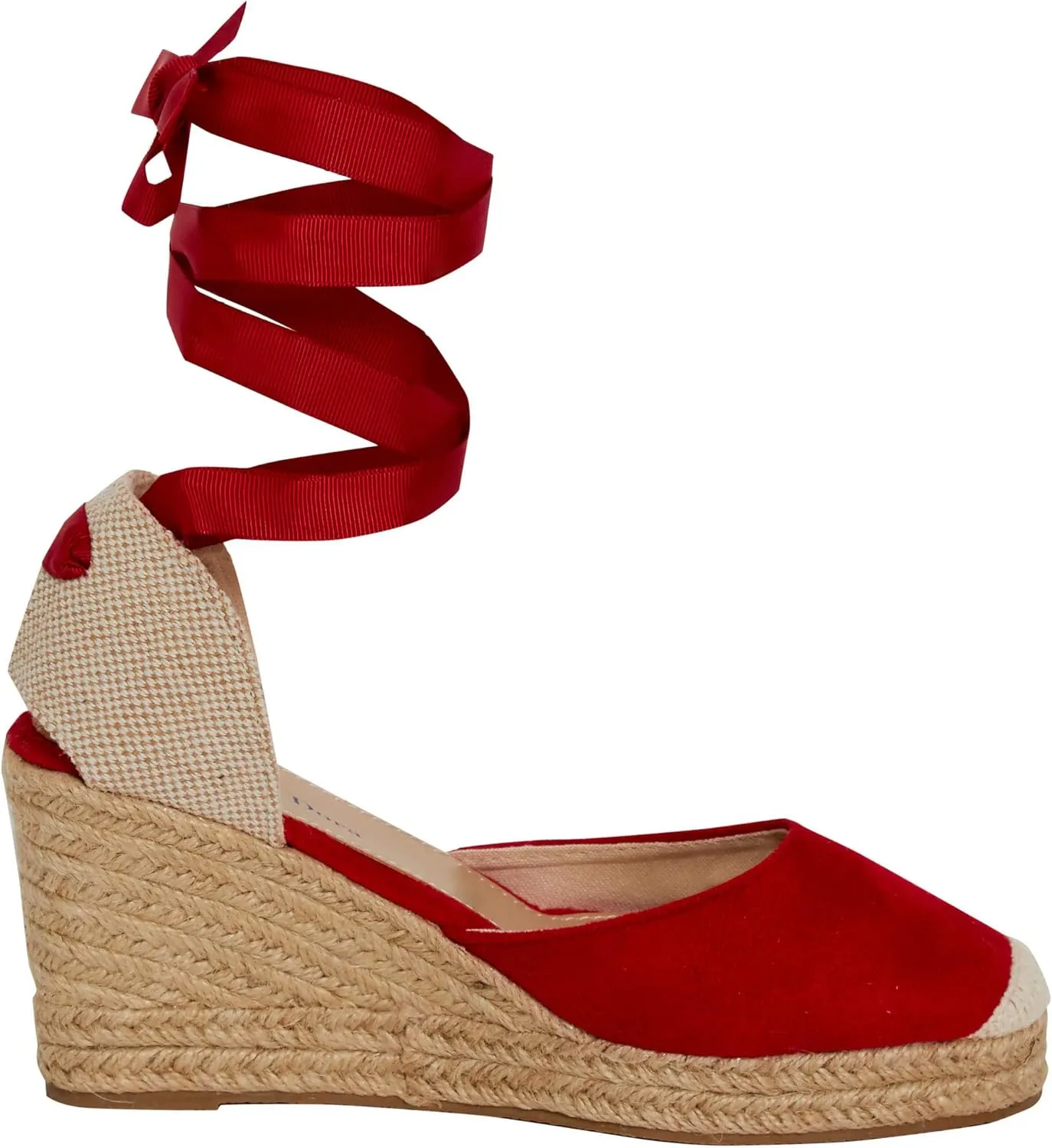 Womens Espadrille Wedge Sandals Ladies Strappy Hessian Wedges Summer Shoes Ankle Tie Leg Straps