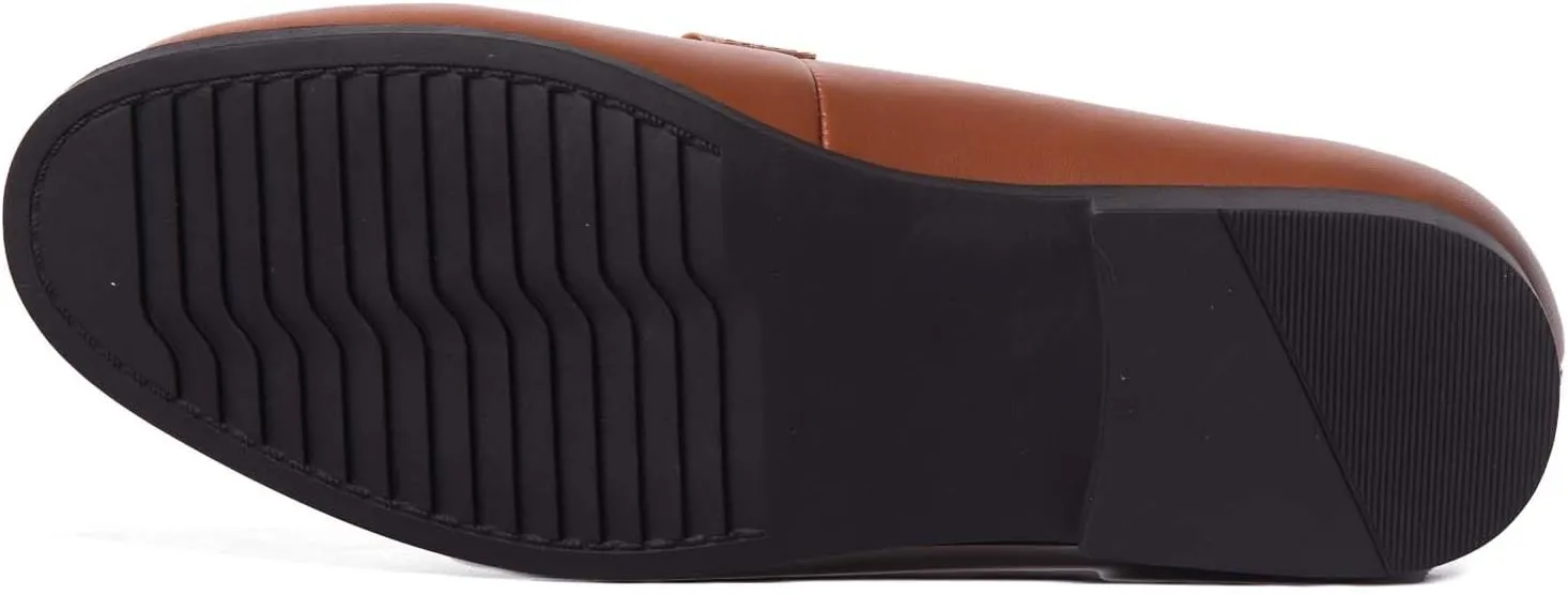 Womens Hands Free Slip On Fashion Classic Casual Comfort Buckle Loafers for Women