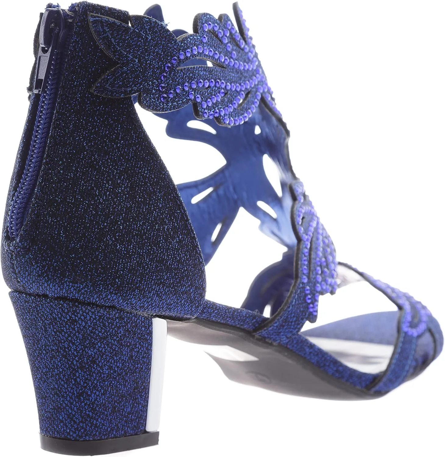 womens Heel Sandasl Sparkling Rhinestone Dress-Shoes lime03