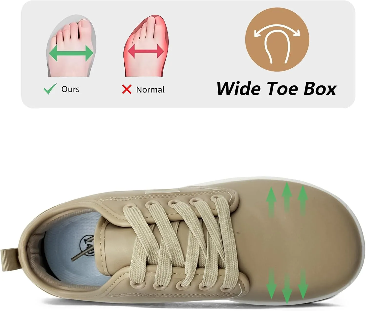 Womens Mens Barefoot Wide Toe Box Shoes, Walking Shoes Zero Drop Sneakers for Men Minimalist Casual Shoes