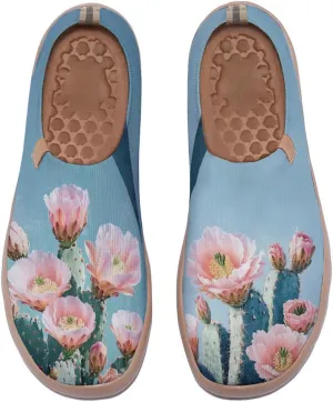 Women's Painting Slip On Travel Shoes Colorful Comfortable Lightweight Loafers Knitted Breathable Casual Walking Footwear