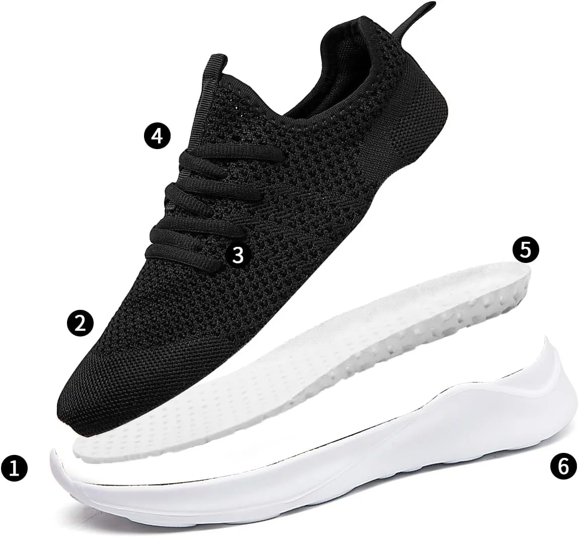 Womens Running Shoes Lightweight Comfortable Walking Fashion Gym Sneakers Non Slip Workout Tennis Shoes
