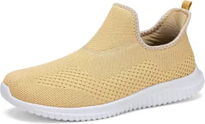 Women's Slip On Comfort Walking Shoes Ultra Lightweight Breathable Running Tennis Athletic Gym Workout Non Slip Athletic Fashion Sneakers