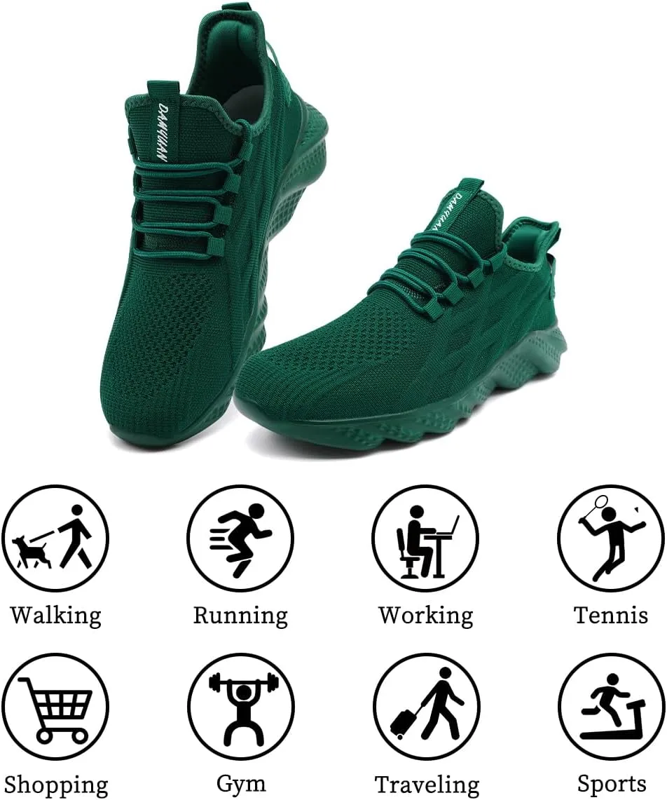 Women's Slip on Walking Shoes Lightweight Casual Tennis Sneakers Workout Breathable Running Shoes Comfortable Fashion Athletic Sports Gym Sneakers