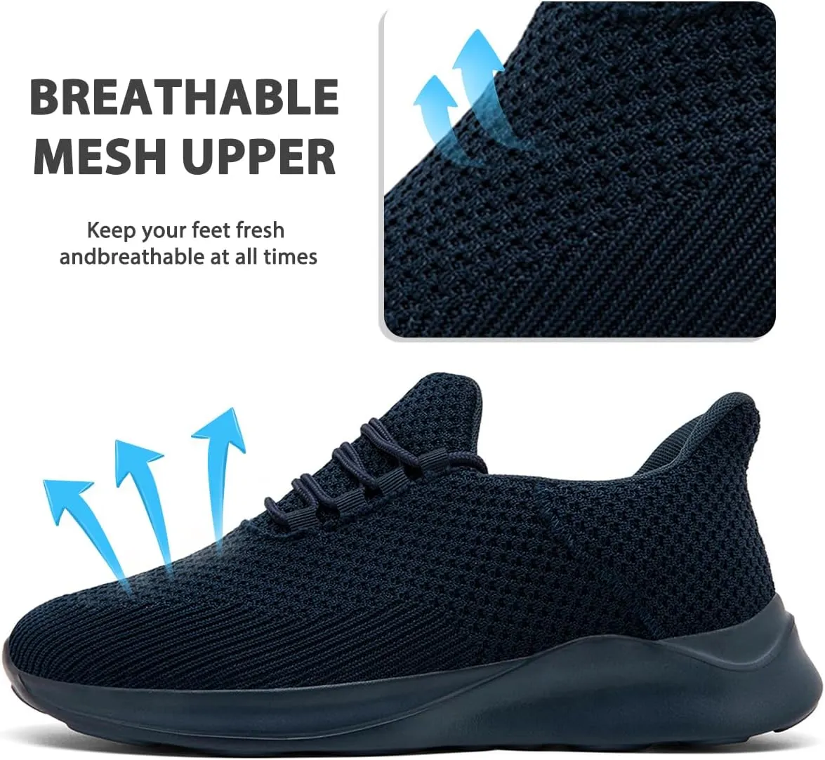 Women's Slip on Walking Shoes Lightweight Casual Tennis Sneakers Workout Breathable Running Shoes Comfortable Fashion Athletic Sports Gym Sneakers