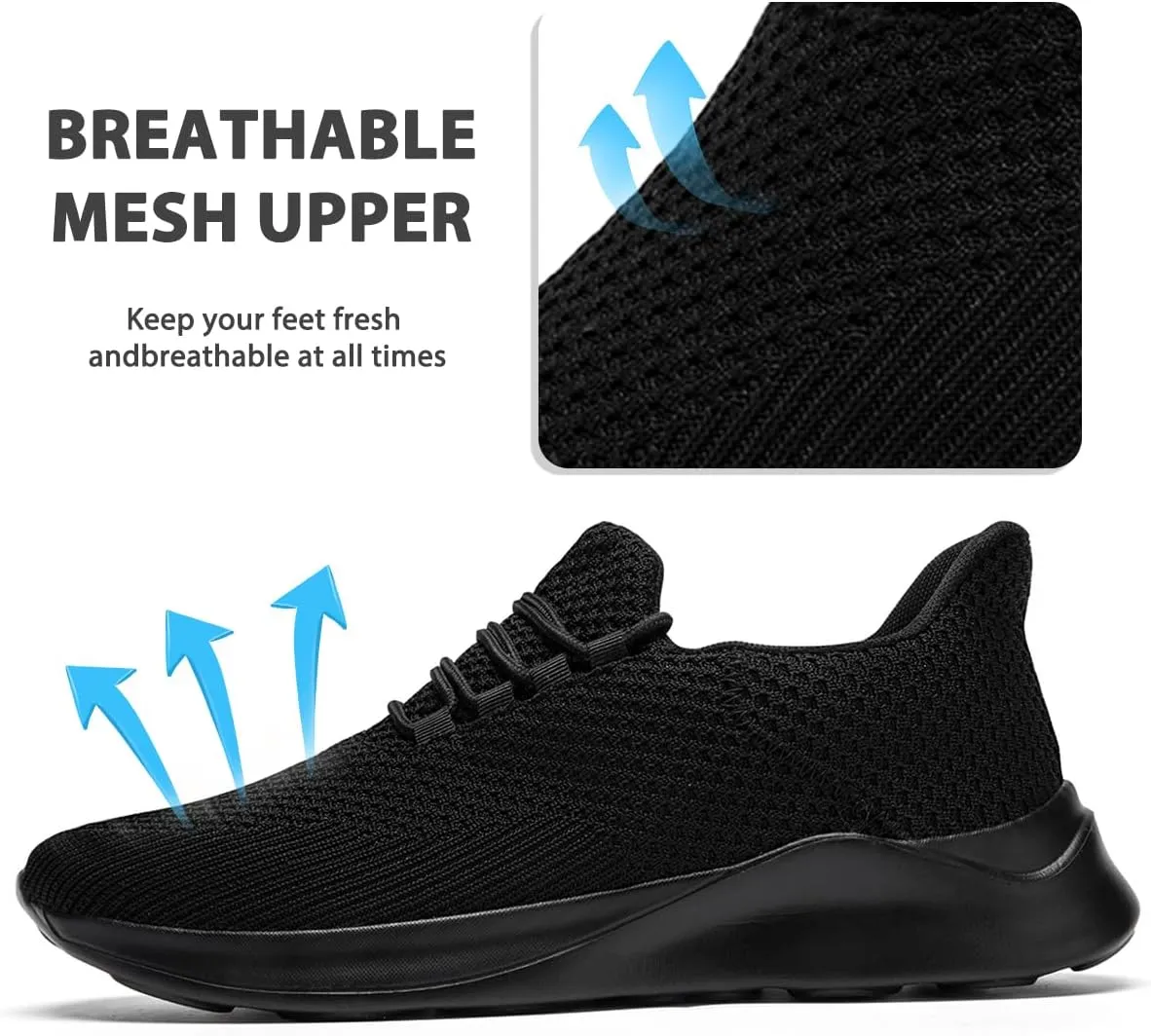 Women's Slip on Walking Shoes Lightweight Casual Tennis Sneakers Workout Breathable Running Shoes Comfortable Fashion Athletic Sports Gym Sneakers