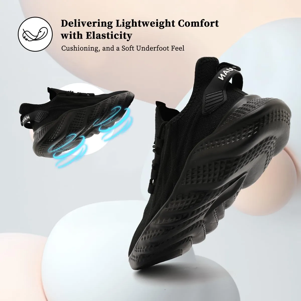 Women's Slip on Walking Shoes Lightweight Casual Tennis Sneakers Workout Breathable Running Shoes Comfortable Fashion Athletic Sports Gym Sneakers