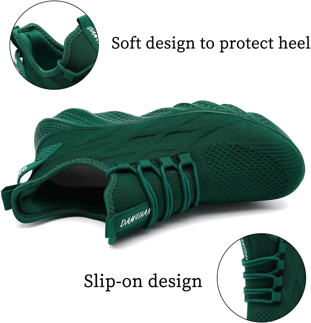 Women's Slip on Walking Shoes Lightweight Casual Tennis Sneakers Workout Breathable Running Shoes Comfortable Fashion Athletic Sports Gym Sneakers