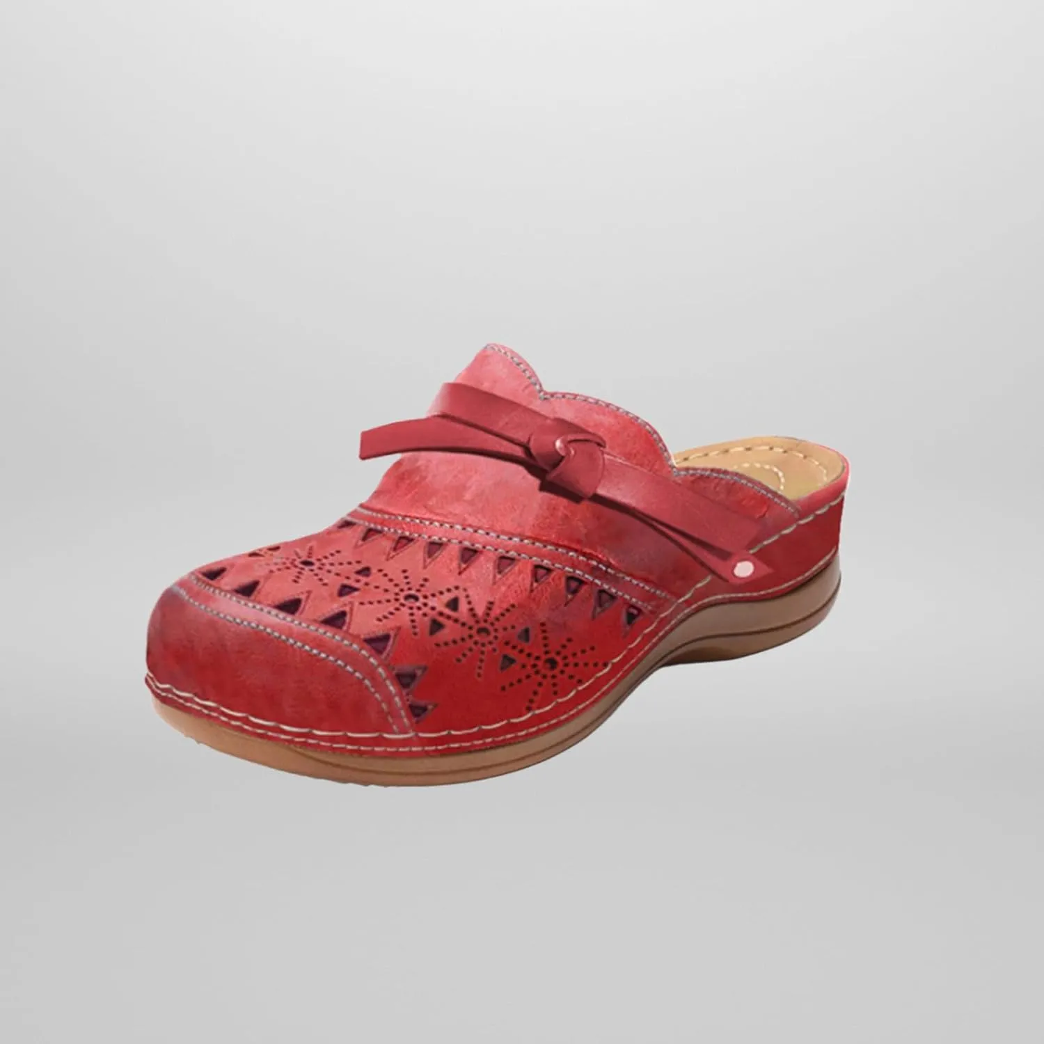 Women's Summer Casual Slipper 2024 Arch Support Clogs Garden Shoes Outdoor Beach Slippers with Removable Cushion Footbed