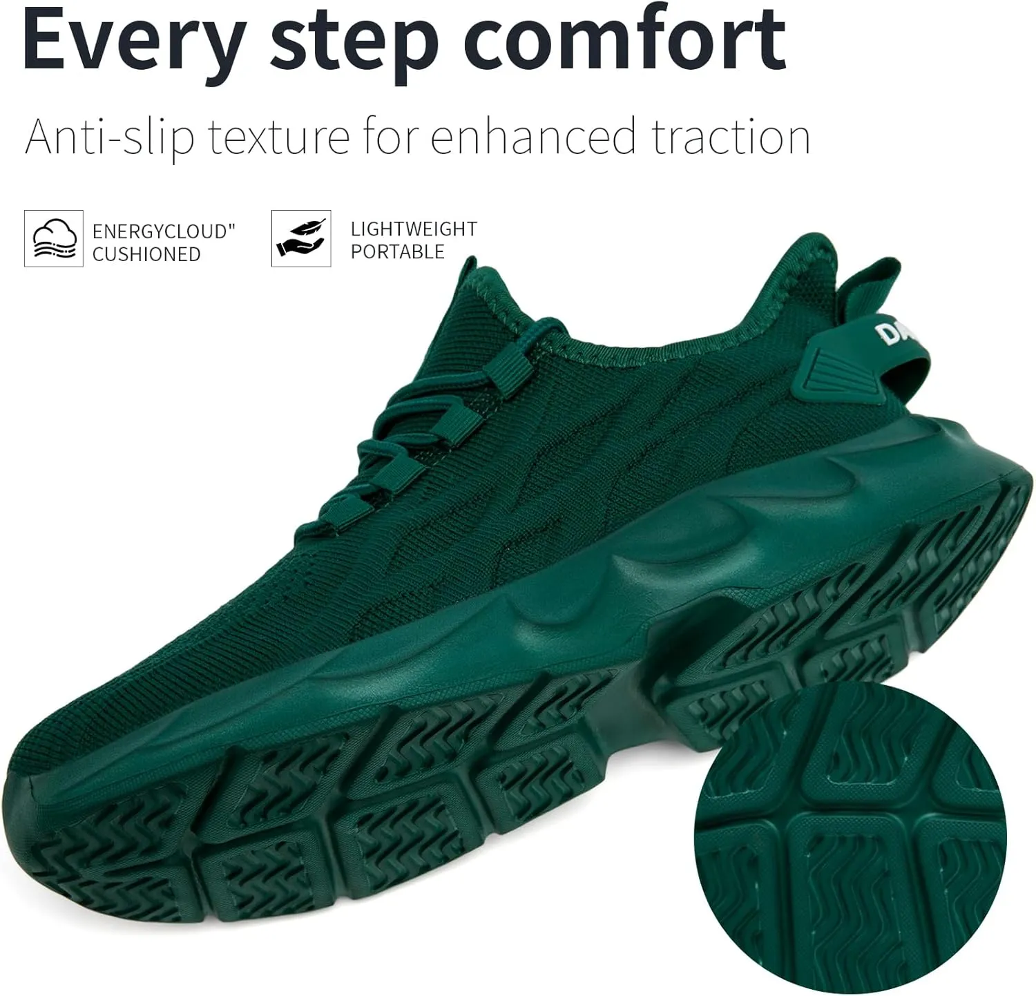 Womens Tennis Slip On Running Shoes Breathable Sneakers Athletic Lightweight Gym Sports Walking Shoes